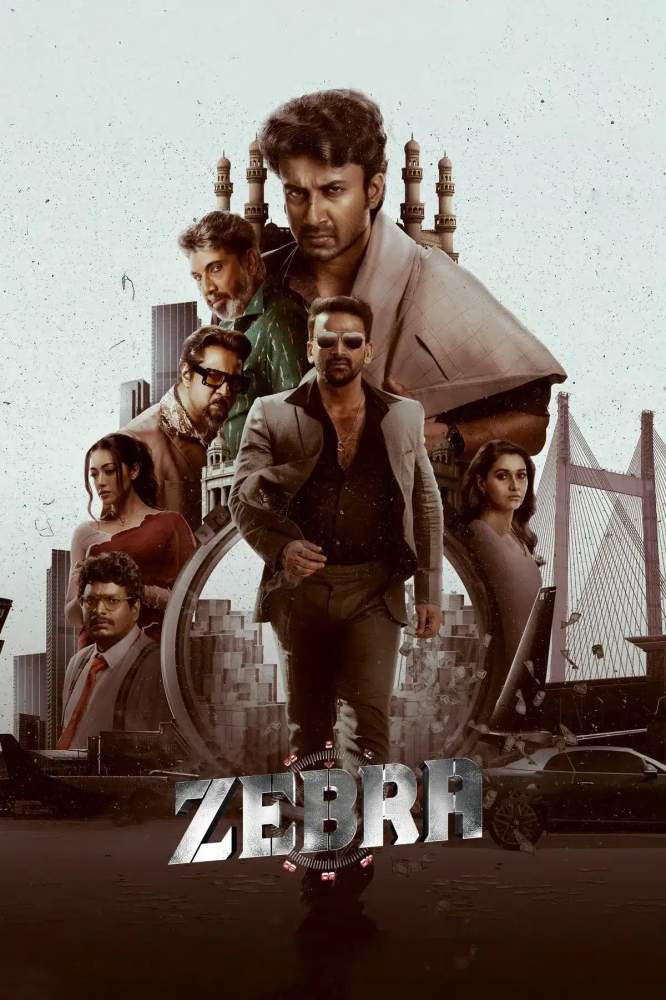 Free Zebra (2025) (Hindi + Telugu) Dual Audio UnCut South Movie HD ESub